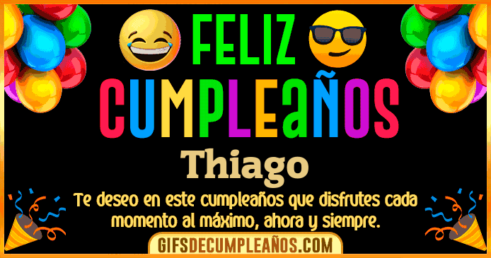 Feliz Cumpleaños Thiago